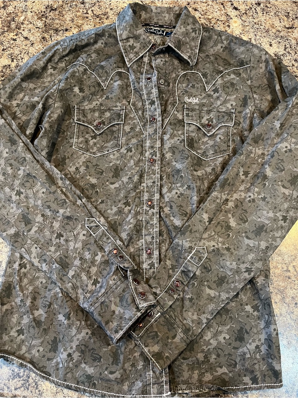 Cruel Girl Western Button-Down Shirt